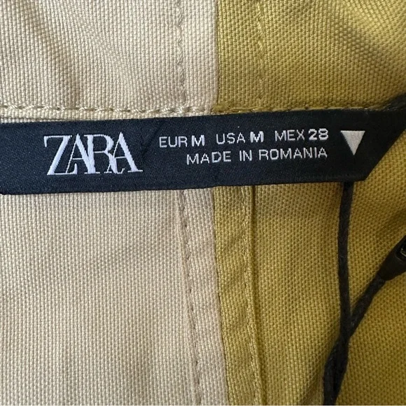 Zara Two-Tone Green and Cream Skirt Set - Picture 15 of 16